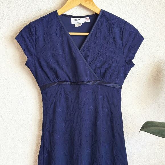 VTG Y2K Jody of California Babydoll Dress (14) (Actual M) Fairy Romantic Whimsy - Picture 2 of 10